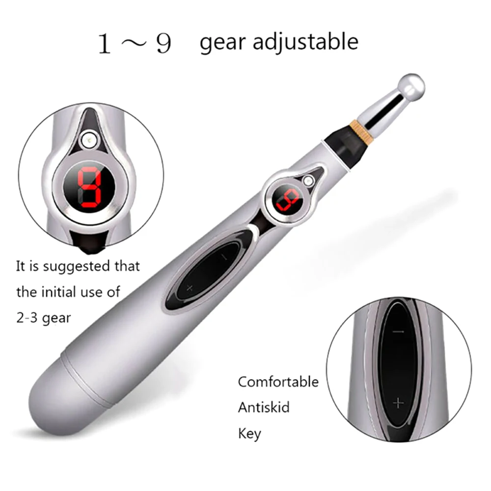 Электрическая акупунктурная Массажная ручка инструменты для облегчения боли