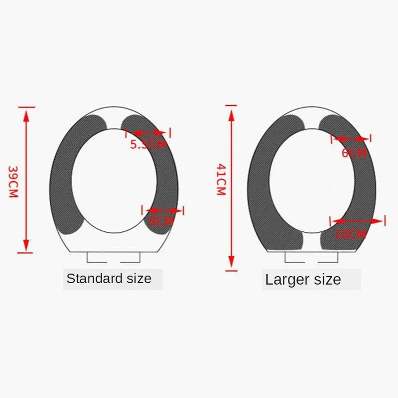 

2021 Home Furnishing Bathroom accessories Toilet with universal crystal velvet toilet pad cute cartoon toilet seat pad washable