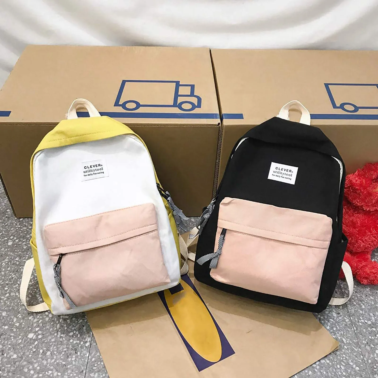 

Модный женский холщовый рюкзак в стиле преппи, светящиеся сумки, рюкзаки для Teengers Gilrs, вместительный дорожный рюкзак Sac A Dos