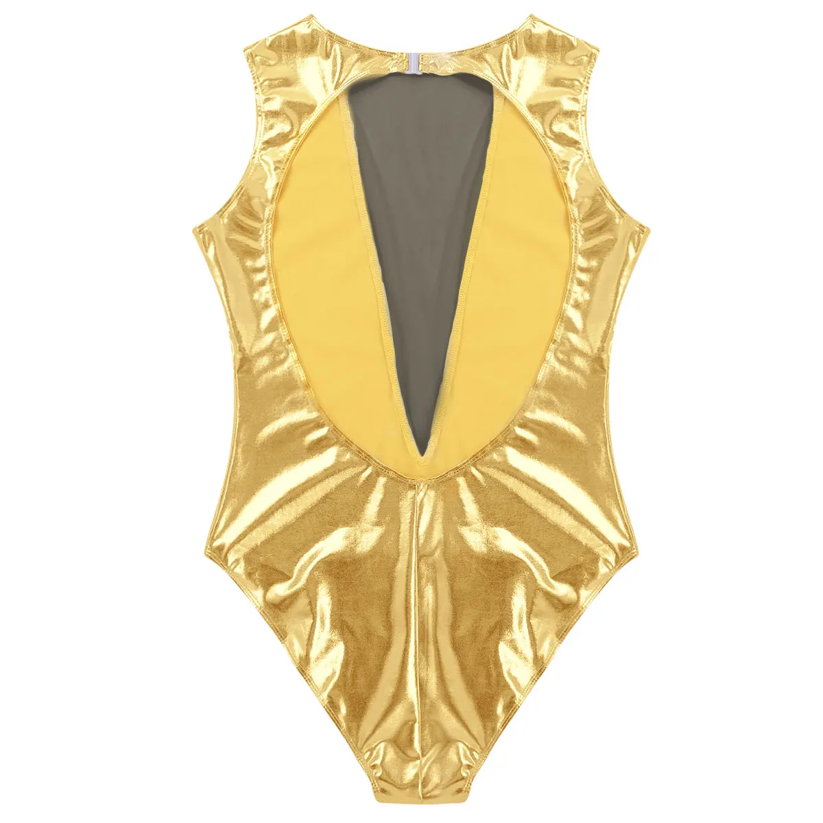 Женское голографическое Сетчатое боди спереди костюмы для танцев на шесте