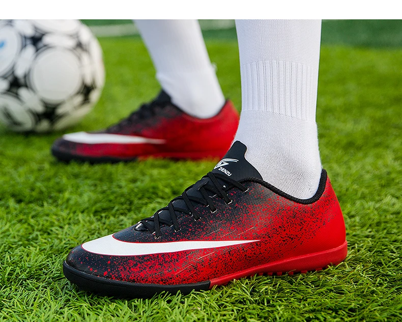 Новинка! Мужские футбольные бутсы ZHENZU Turf для помещений, детские бутсы для мальчиков, футбольные бутсы, спортивные кроссовки, европейские размеры 35-44, voetbalschoenen