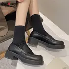 Японские студенческие туфли для девушек и девочек, обувь в стиле 