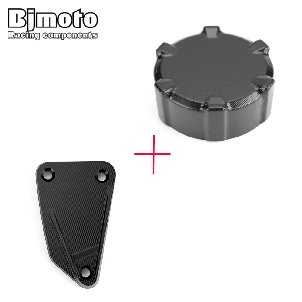 

BJMOTO Motorcycle CNC Front & Rear brake Fluid Cylinder Master Reservoir Cover Cap For DUKE/ADV 790 2018 2019 DUKE790 ADV790