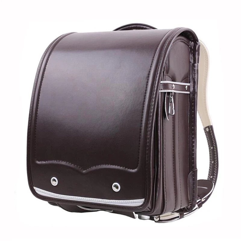 2021 школьная сумка в японском стиле детский ортопедический рюкзак для студента, ручная работа, водонепроницаемая искусственная кожа ПУ; Шко...