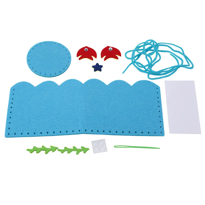 

New Cute Cartoon DIY Handmade Pen/Brushes Container Holder Sewing Pen Holder Puzzle Kids Handcraft Educational Toys