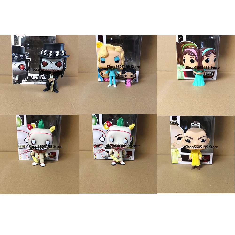 

POP American Horror Story Twisty freak show PEPPER TATTLER TWISTY ELSA MARS MA PETITE Papa Legba Vinyl Action Toys for gift