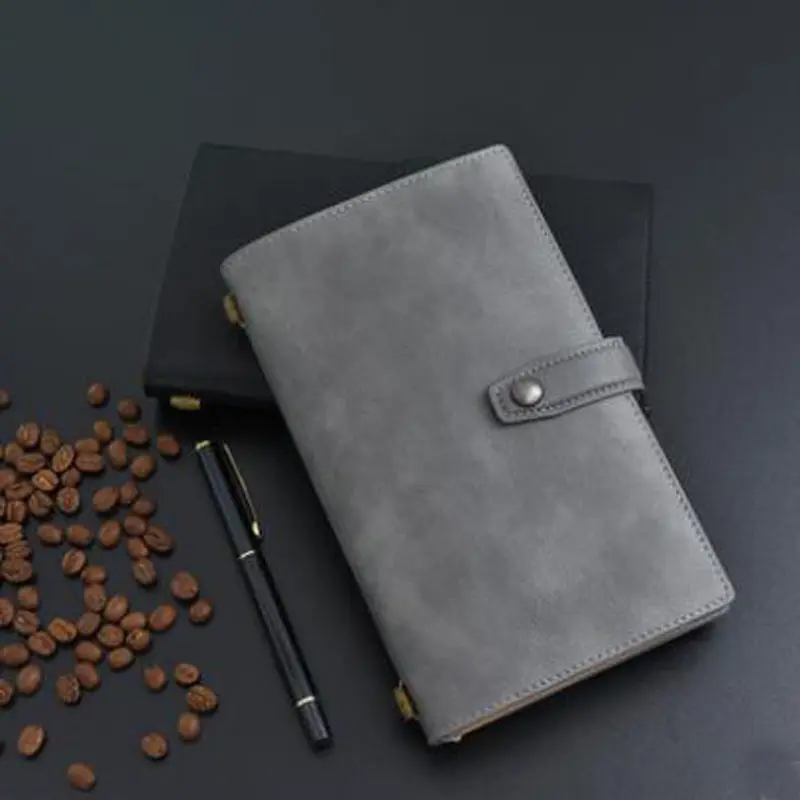 Винтажный дневник-записная книжка из искусственной кожи на спирали | Канцтовары