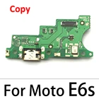 USB-порт для зарядки док-станции гибкий кабель с микрофоном для Motorola Moto E6S E5 Plus запасные части