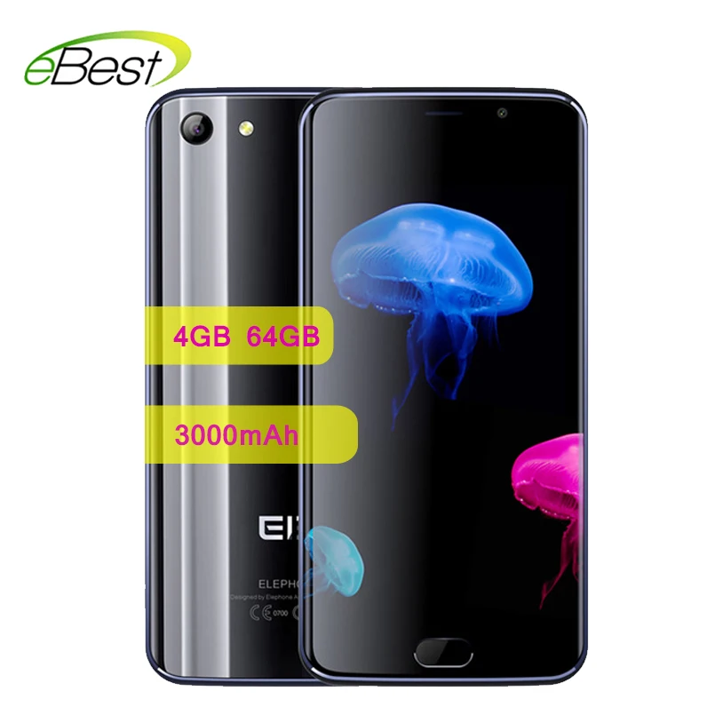 Elephone S7 4G LTE смартфоны 5,5 дюймов FHD MT6797M 4 Гб 64 ГБ Android 6,0 мобильный телефон 13 м камера 3000 мАч батарея OTG Мобильный телефон