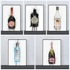 Абстрактный флакон с ароматом, картины на холсте, граффити, наклейки на стену, картины для гостиной, домашний декор