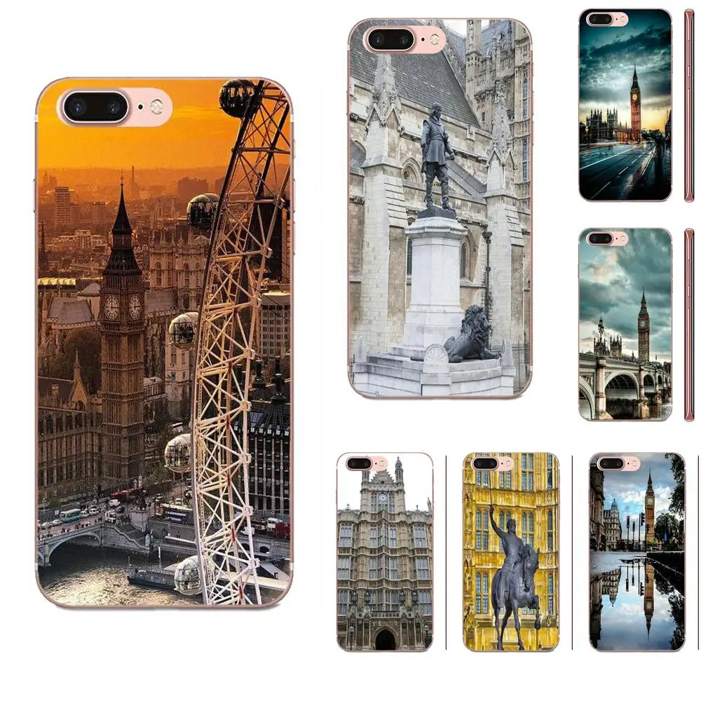Красивое здание Биг Бен в Лондоне для HTC Desire 530 626 628 630 816 820 830 One A9 M7 M8 M9 M10 E9 U11 U12 Life Plus