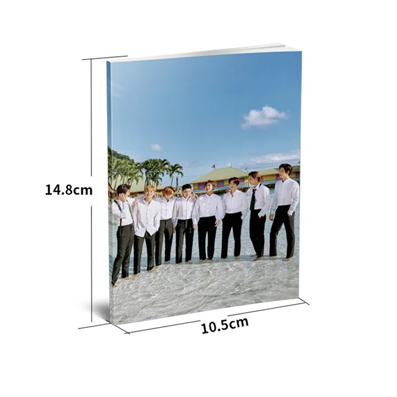 Kpop EXO Гавайские фотокниги KAI SEHUN BAEKHYUN CHANYEOL Мода K-pop EXO маленький фотоальбом фото плата, вентиляторы сувенир