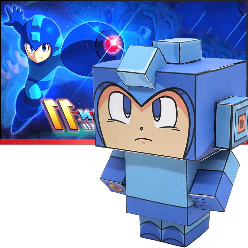 Складной Рокман без клея Милая Мини 3D бумажная модель бумажное ремесло аниме