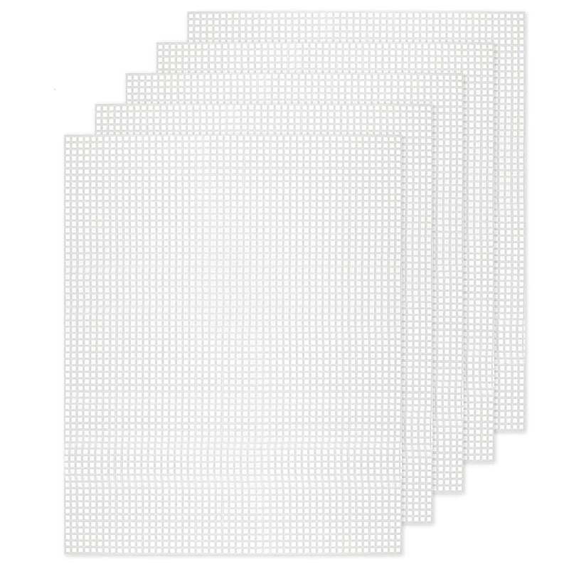10PCS Mesh Plastic Canvas Sheets 19.6X13 Inch For Embroidery Crafting, Acrylic Yarn Crafting, Knit And Crochet Projects