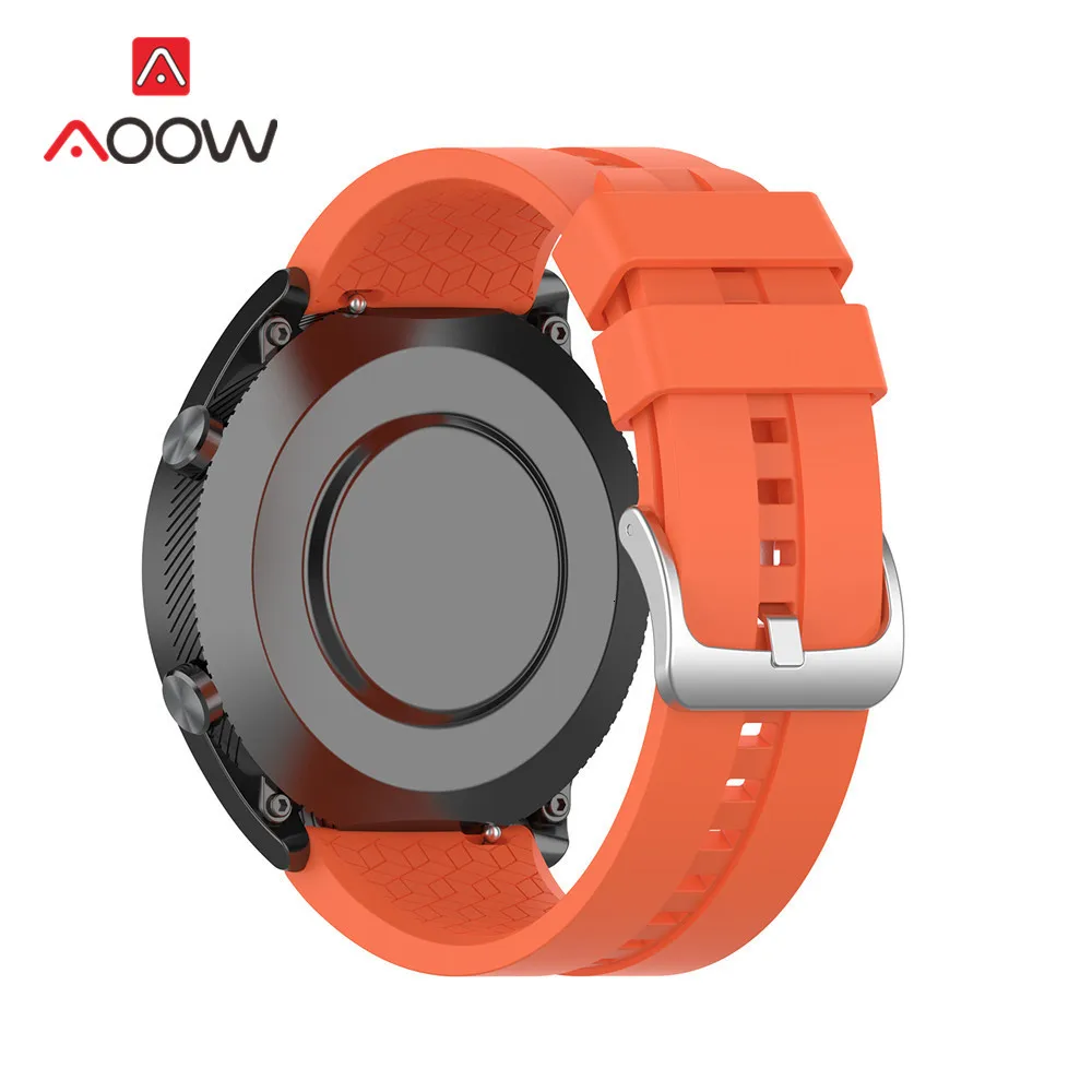 Мягкий спортивный силиконовый ремешок 22 мм для huawei Watch GT 2 Active/элегантный Honor Magic быстросъемный браслет для умных часов