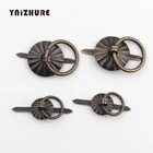 40 шт античный Защита от солнца с выдвижными ящиками стол дверная ручка мебельная фурнитура, кольцо, ручка-булавка, под бронзу