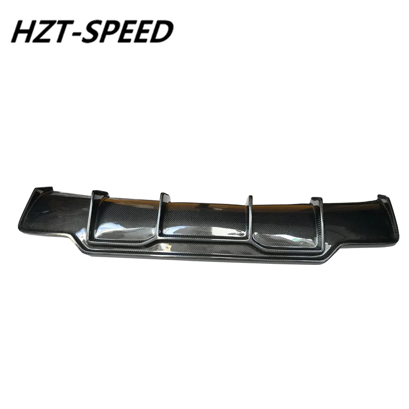 V-образный спойлер для заднего бампера из углеродного волокна диффузор губ