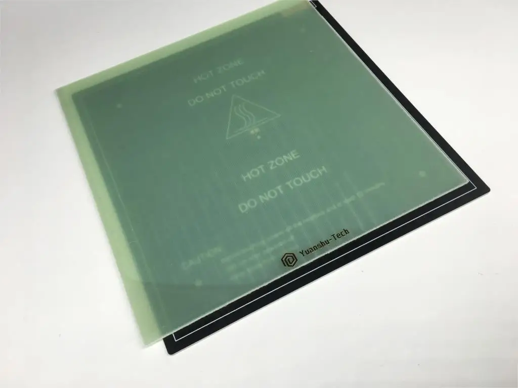 Anycubic Chiron Polypropylene Build Plates Sheet Heated Build Plate Glass Fiber 430 X 410 MM 3 Mm Cn(origin) YUANSHU