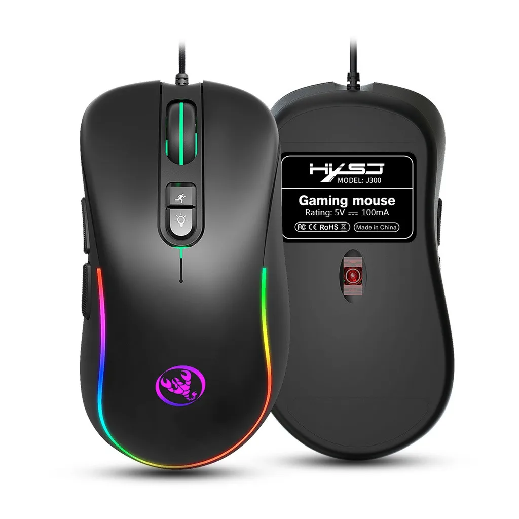 Проводная игровая мышь с RGB подсветкой 6400DPI # g3 | Компьютеры и офис