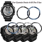Кольцевая рамка для смарт-часов Garmin Fenix 6X6X Pro, защитный чехол Fenix 6X Pro, металлические аксессуары против царапин
