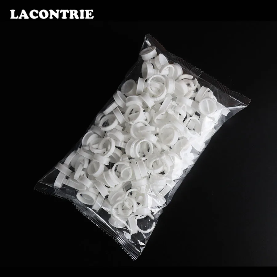 100 шт. держатель для наращивания клея одноразовый контейнер кольцо ресниц поддон