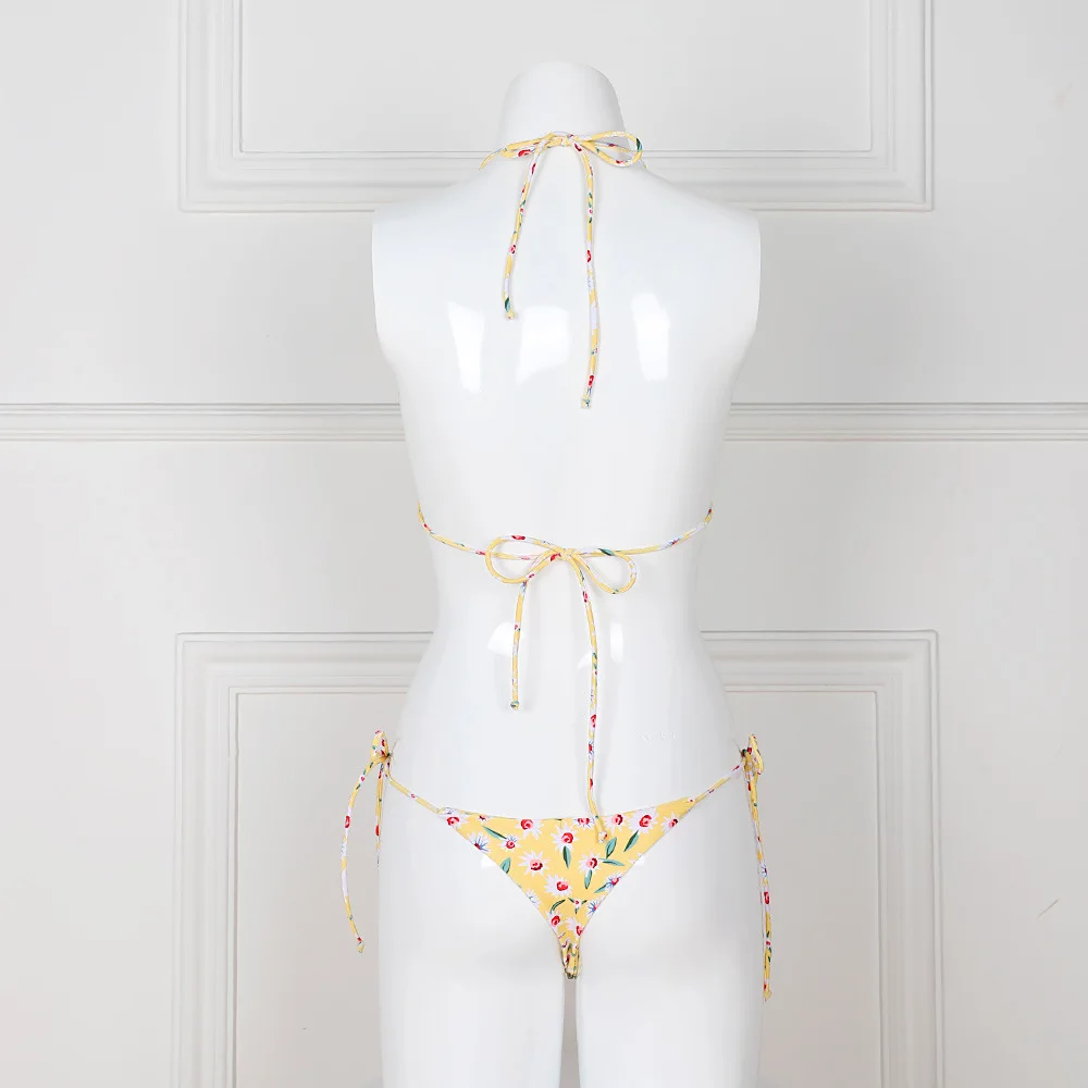 

Irisapparels 2020 New Women Print Bikini Split Swimwear Sexy High Waisted Bathing Suits Two Piece Swimsuit