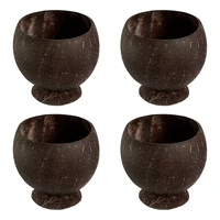can pouring candle coconut shell cupcoconut cup bowlcoconut wood bowl creative decoration bowlstorage bowl
