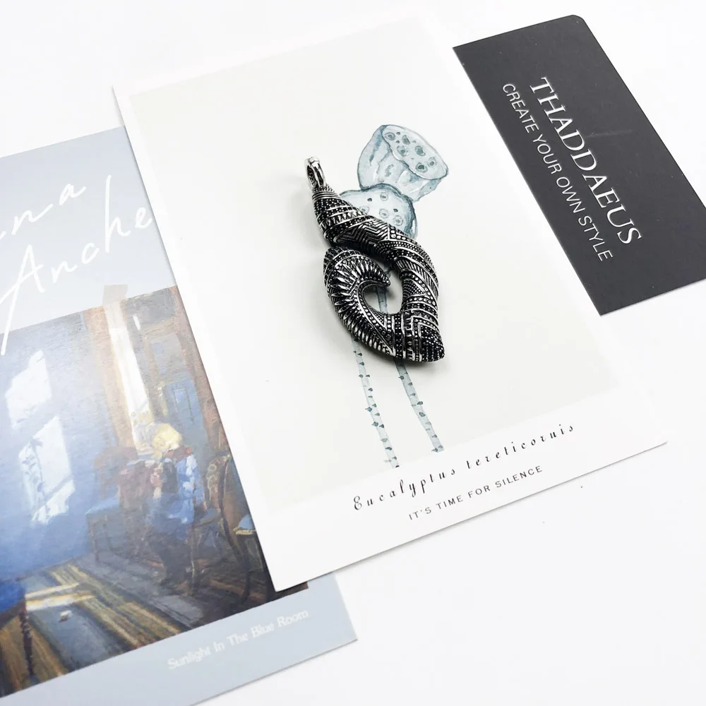 Кулон крючок этнические маори 2019 Модные Этнические украшения руччной работы в