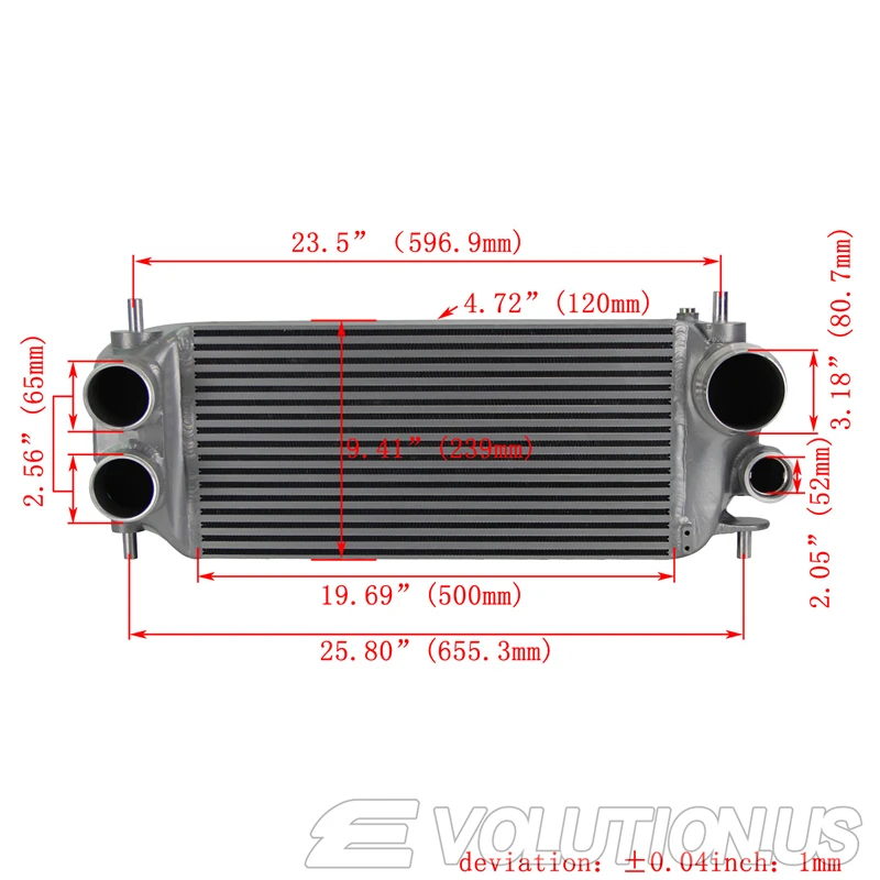 

Performance Intercooler Fits For Ford F150 F-150 2.7L/3.5L EcoBoost 2015-2019