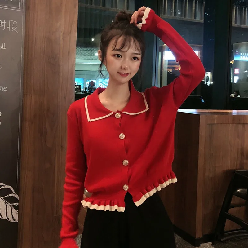 

New Autumn Women Knit Cardigan Sweater Casual Short Coat Female A Little Shawl Thin Knitted Jacket Elegant Outerwear 2019
