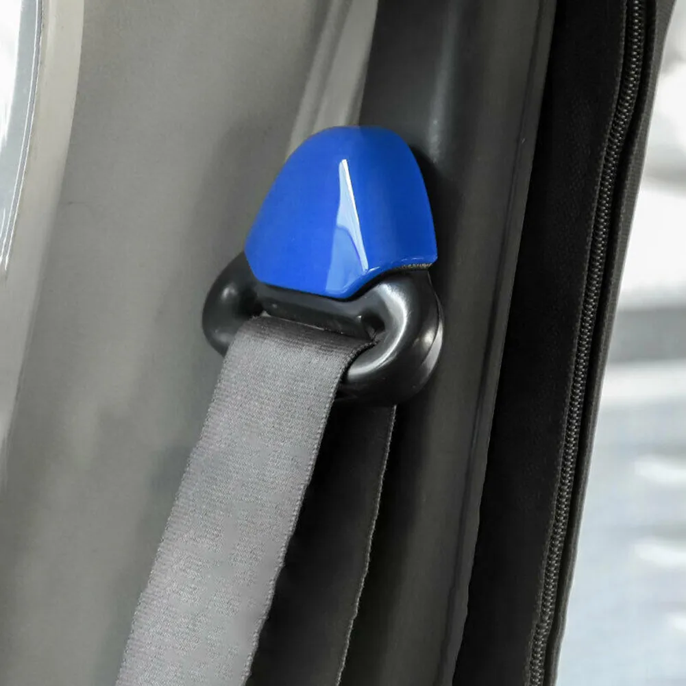 

4 Pcs Safety Buckle Decoration ABS Blue Buckle Cover Trim High Quality