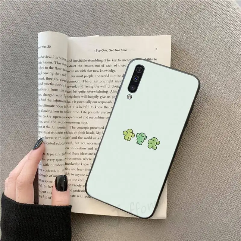 

Cactus Cartoon plant luxury funda Phone Case For Samsung galaxy S 9 10 20 A 10 21 30 31 40 50 51 71 s note 20 j 4 2018 plus