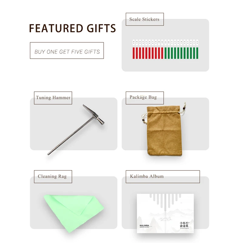 

Blue Ocean Kalimba 17 Key Whale Thumb Piano Hand-made Flat Board Piano Birthday Gift High Quality Musical Instrument