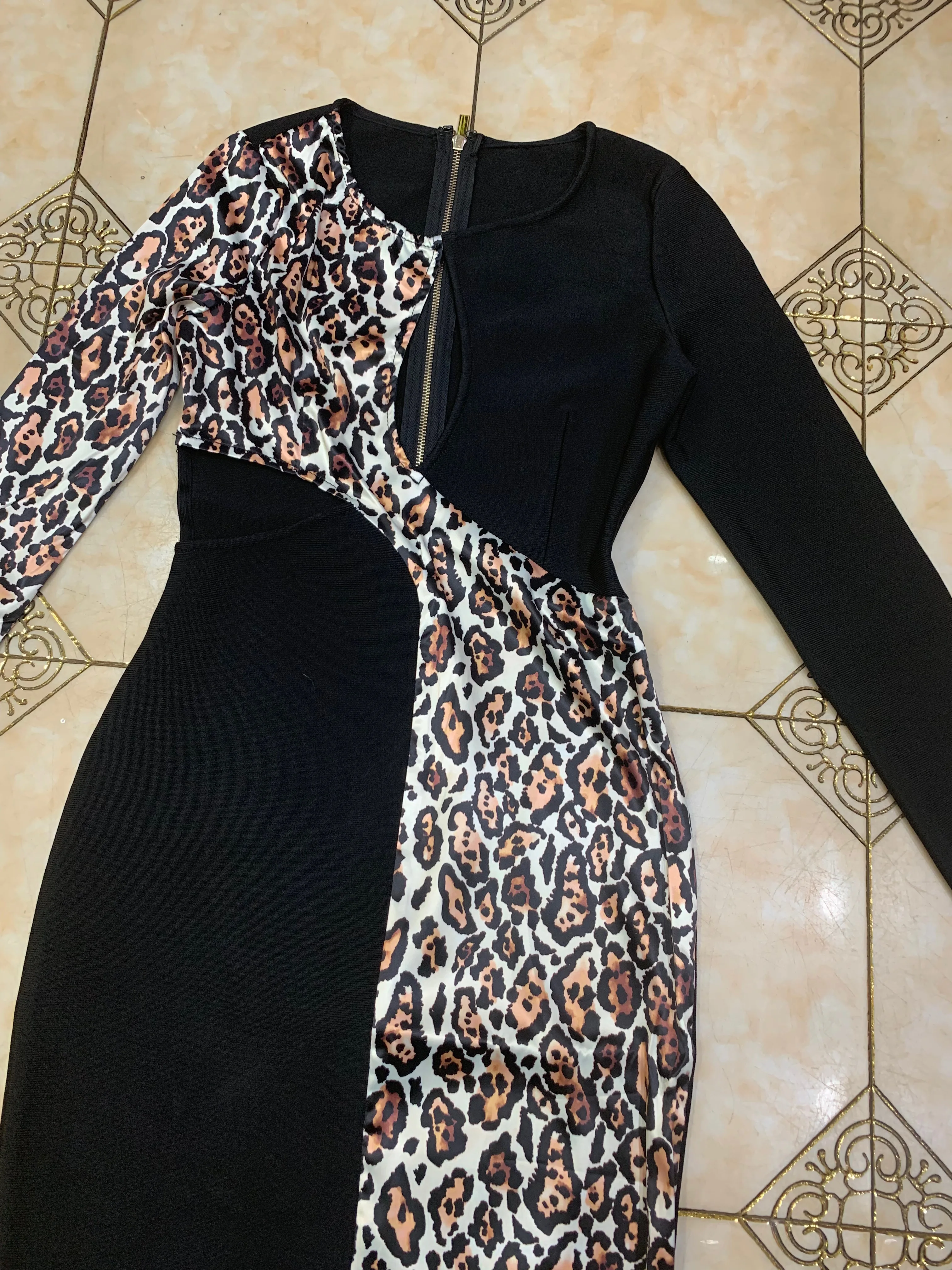 

Autumn Bandage Dress For Women Dresses 2020 Long Sleeve O-Neck Bodycon Sexy Black Color Party Club Vestidos Female Robes Fashion