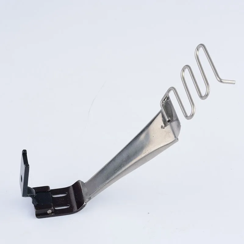 

Brand New DAYU403 Tape attaching Pressing Foot for 2 Needle lockstitch Sewing Machine, Upward Tape Belt Loop Folder Foot