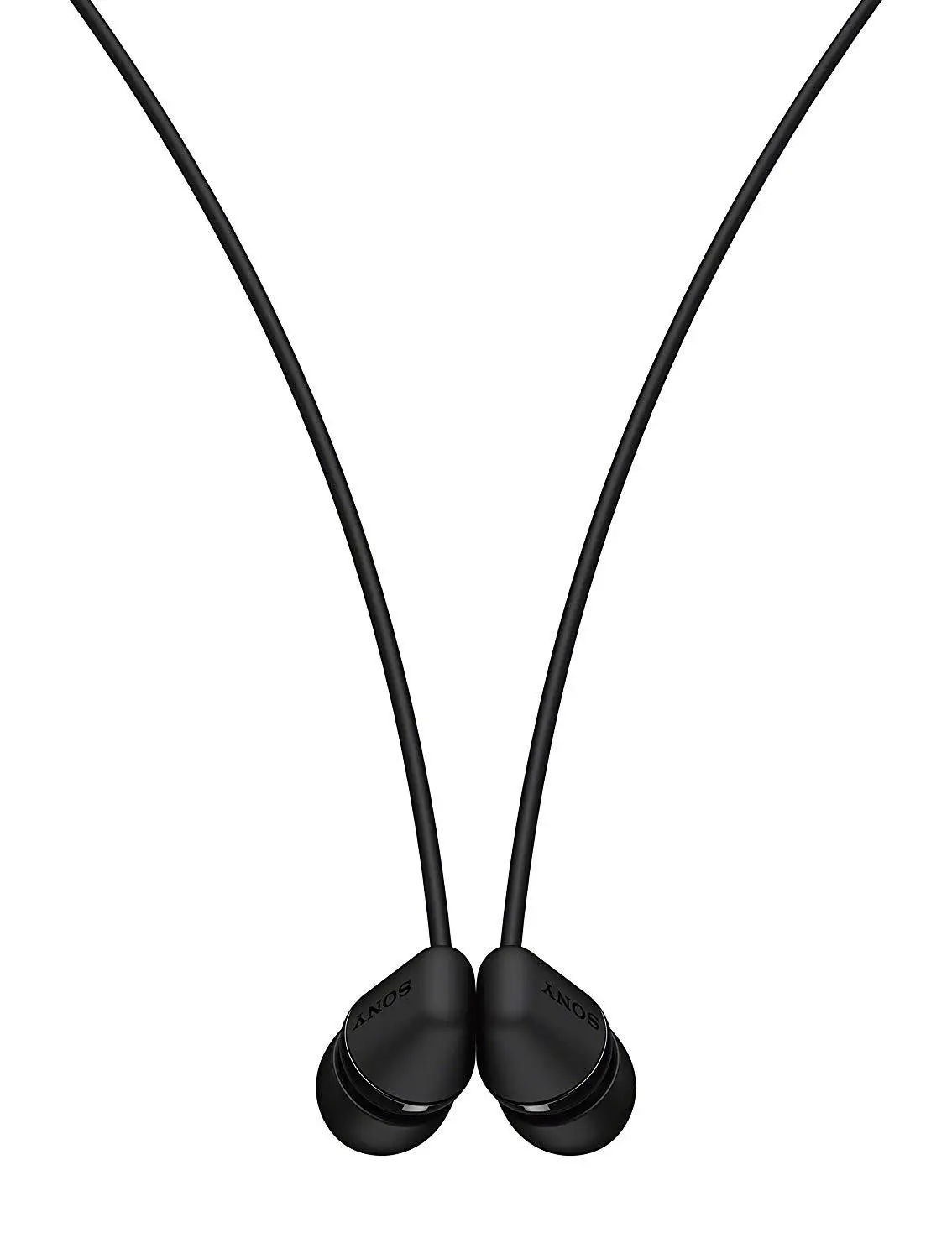 Оригинальные беспроводные наушники SONY вкладыши черный/белый (WIC200/W) с функцией Wi