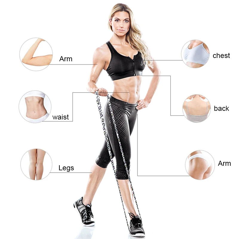 

200x3cm Yoga Squat Circle Loop Hips Resistance Leopard Print Bands Elastic Workout Equipment Non-slip Resistance Band