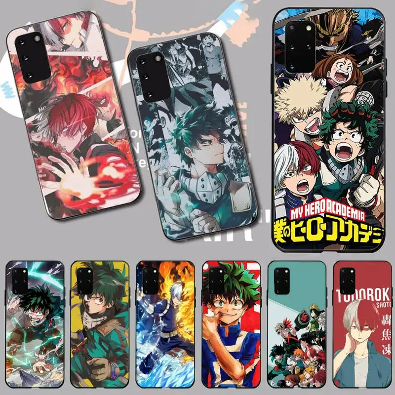Чехол для телефона с аниме Моя геройская Академия чехол Samsung A32 A51 A52 A71 A50 A12 A21S S10 S20