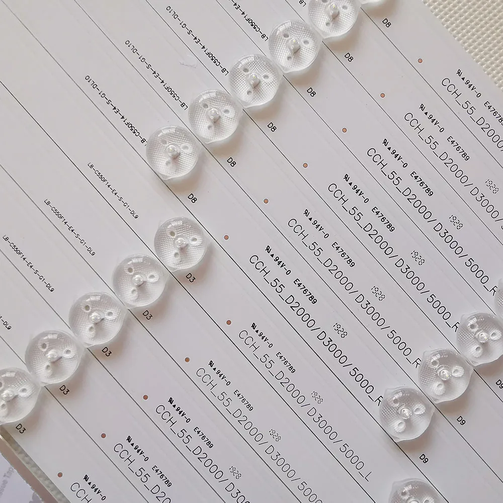 12 шт. новая светодиодная подсветка совместимая с Φ 55D3000 D2000 светодиодный 55d2000i|Светодиодные ленты| |