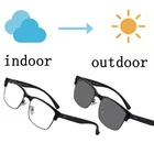 Мужские фотохромные очки для чтения, прогрессивные бифокальные очки для чтения по рецепту, меняют цвет в солнечных очках