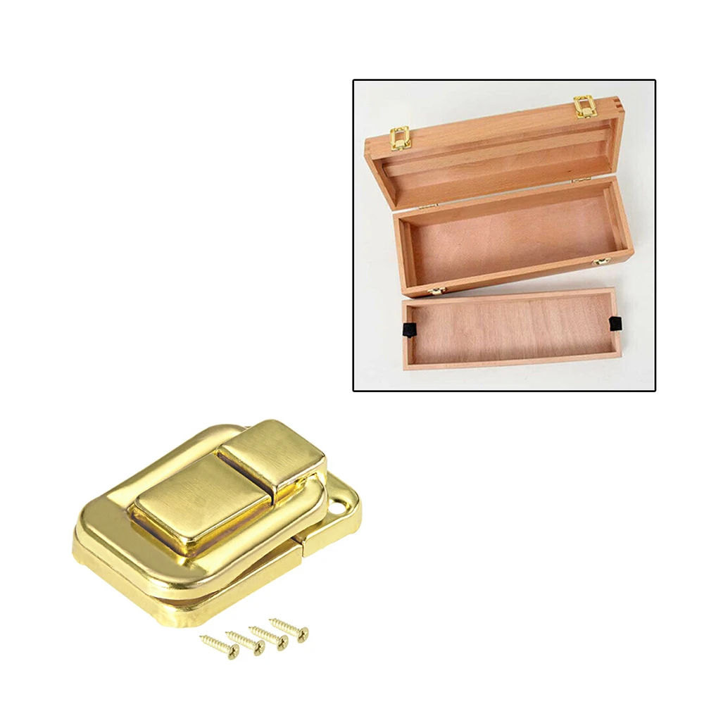 10 шт. античный латунный Деревянный чехол застежка винтажная декоративная