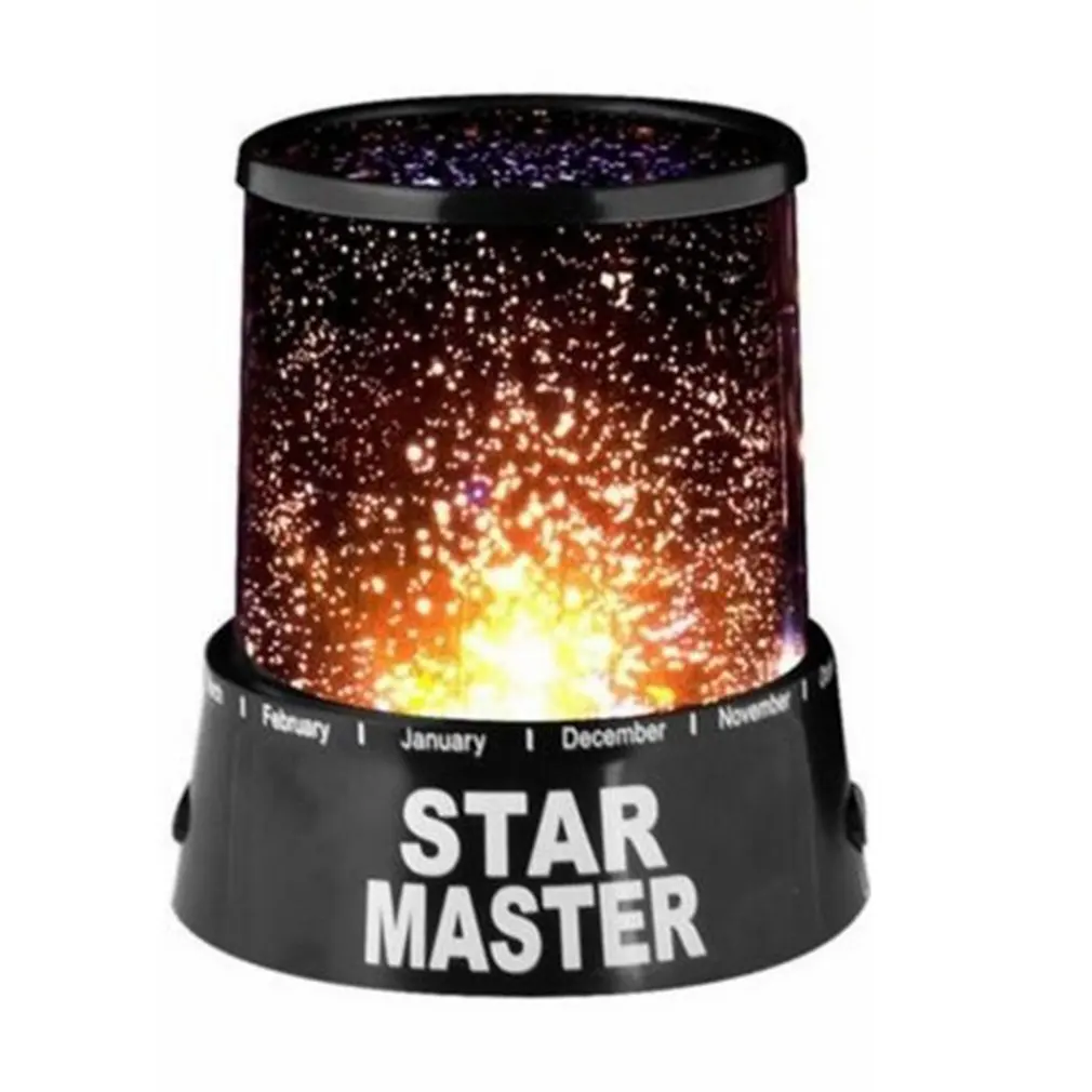 

Starry projection lamp starry sky night light night light 360-degree rotation 3D atmosphere light portable light