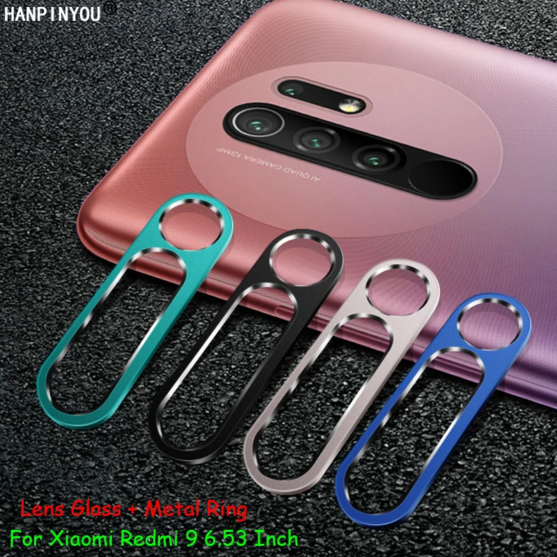Для Xiaomi Redmi 9 Redmi9 6 53 &quotЗадняя камера металлическая круглая крышка с кольцом +