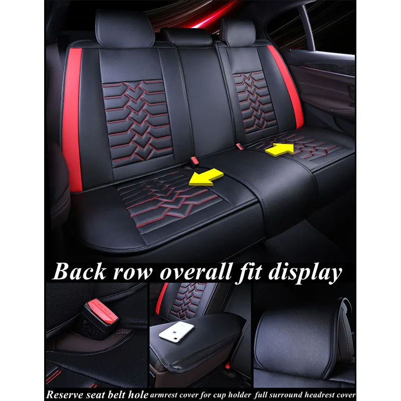 

Front+Rear Car seat Cover for jeep grand cherokee compass renegade wrangler jk wrangler Mini cooper Land Rover Freelander