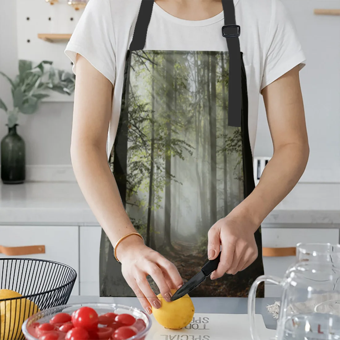 Jungle Sunlight деревья ветки Кухонные фартуки набор унисекс вечерние повязки для