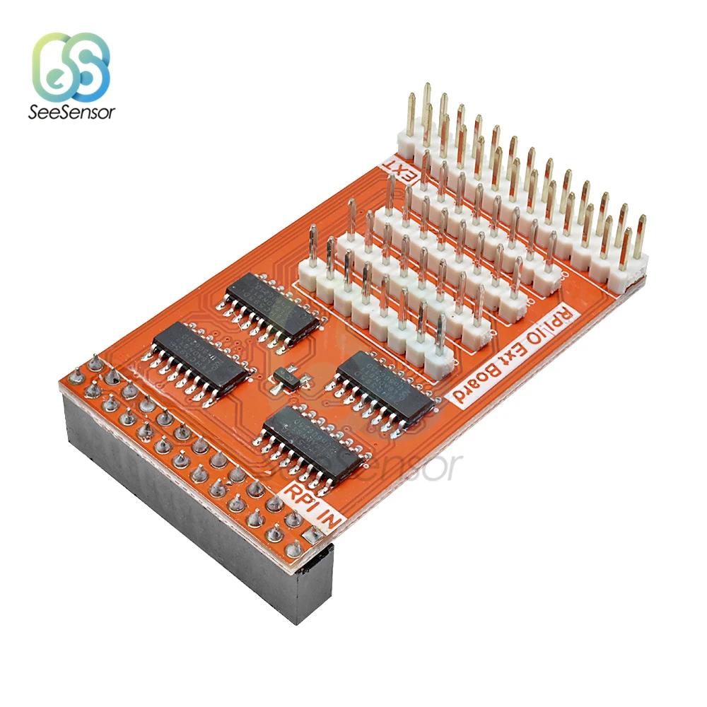 Модуль платы расширения 32 GPIO 8-битный вход и выход адаптера для Raspberry Pi 2 4 в-5 в |