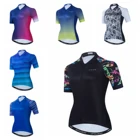JPOJPO велосипед Джерси для женщин с коротким рукавом лето Велоспорт Джерси Ropa Ciclismo одежда велосипед MTB рубашка топик Maillot
