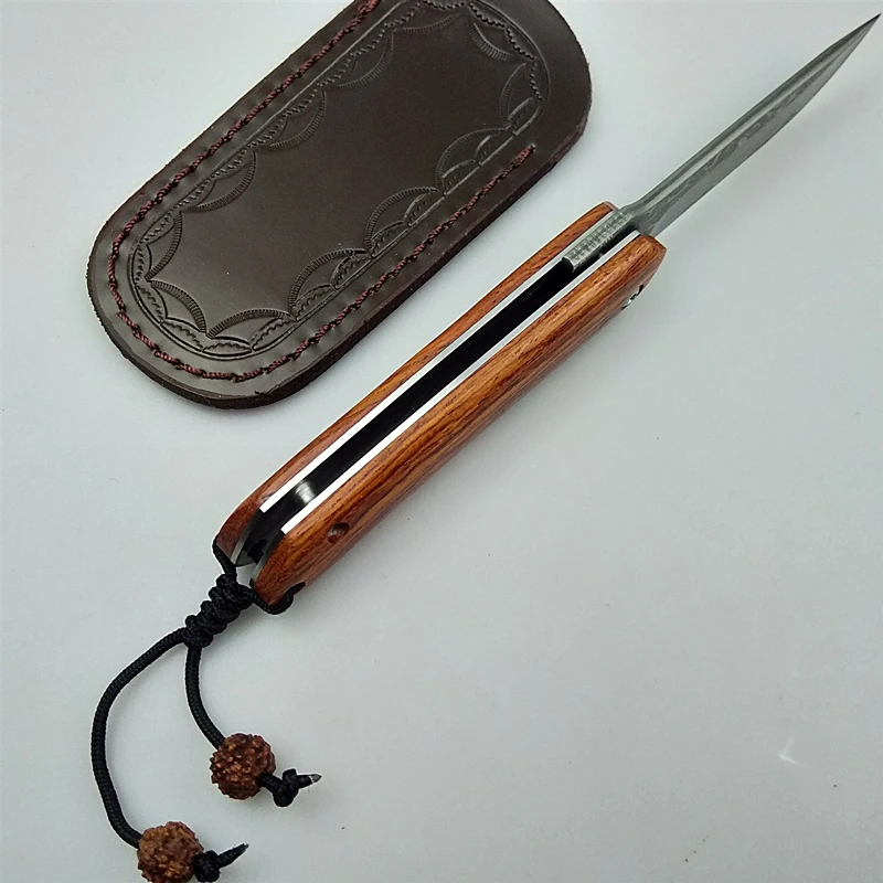 KESIWO DMS02 дамасское складное лезвие карманное для выживания на природе кемпинга