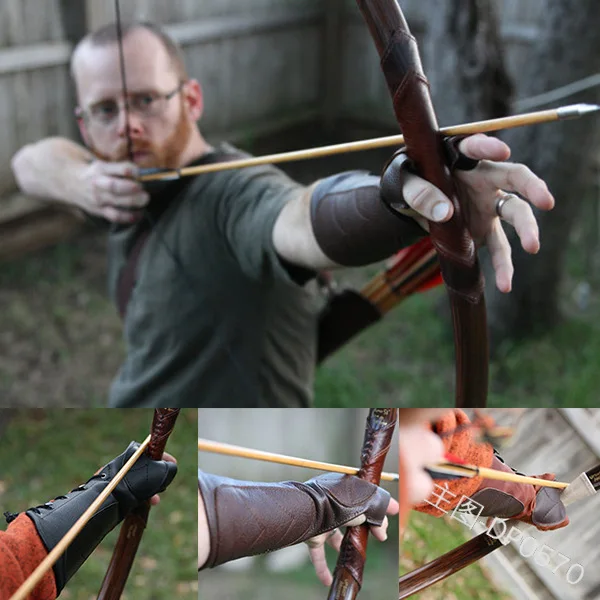 Высококачественные кожаные перчатки из искусственной кожи в средневековом