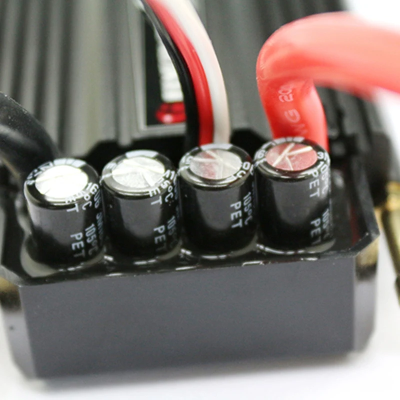 Flycolor 120A бесщеточный ESC для RC лодки 2-6S с 5,5 V/5A BEC